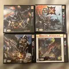 モンスターハンターシリーズ 3DSソフト 4本セット