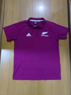 adidas ALL BLACKS PRIMEBLUEポロシャツ 半袖　Lサイズ