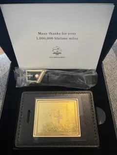 ANA オリジナル ネームタグ ライフタイム 100万 マイル 記念品 未使用品 ANA オリジナル ネームタグ ライフタイム 100万 マイル 記念品