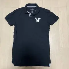 AMERICAN EAGLE OUTFITTERS ブラック ポロシャツ XS