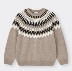 GU ローゲージノルディックセーター（長袖）