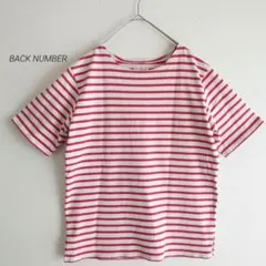BACKNUMBER バックナンバー ボーダーTシャツ カットソー 綿 L 赤白のサムネイル