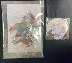 にじさんじ ギルザレン アクリルキーホルダー 缶バッジ