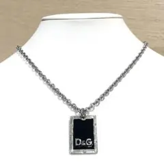 D&G ドルガバ ネックレス プレート ネックレス