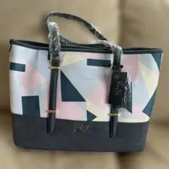 新品rienda♡幾何学模様♡トートバッグ