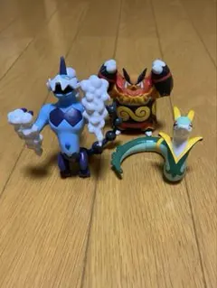 ポケモン アクションフィギュアセット ジャローダ　エンブオー　ボルトロス