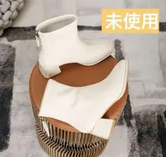 【太ヒール】ブーツ レディース ショートブーツ チャンキーヒール レディース靴