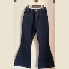 GRL ハイウェストフレアデニムパンツ[fo2243]