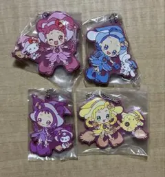 おジャ魔女どれみ　サンリオ　ラバーマスコット　４点セット