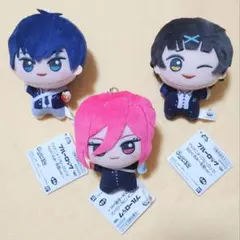 ブルーロック ちびぐるみ 制服 潔世一 千切豹馬 蜂楽廻 セット ぬいぐるみ