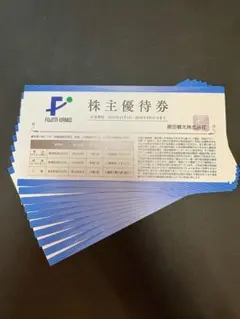 10枚　藤田観光　株主優待券　ワシントンホテル等