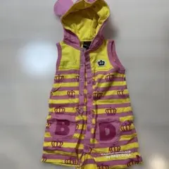 BABY DOLL 耳付きフードロンパース 70