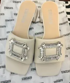 【新品未使用・完売品】staccato ミュールサンダル22cm 2025年最新】STACCATO レディース サンダル・ミュールの人気アイテム