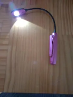 MIGHTY BRIGHT クリップライト ピンク