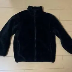 ユニクロ　黒 フリースジャケット Sサイズ