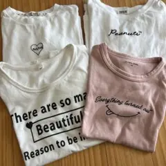 ガールズ半袖Tシャツ 4点セット　140㎝