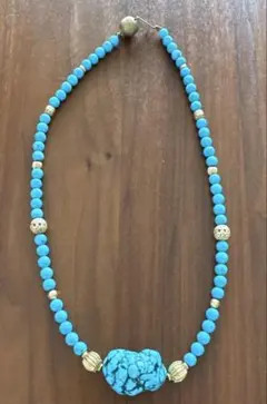 ターコイズブルー ネックレス