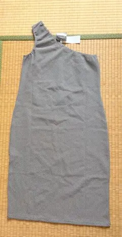 ワンショルダー ストライプ ワンピース