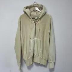 00s Champion リバースウィーブ ジップパーカー XL 青タグ