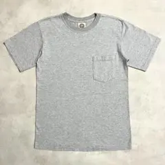 Goodwear グッドウェア 半袖 ポケットTシャツ アメリカ製 グレー S