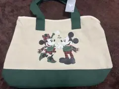 クリスマス　ミッキー　ミニー　トートバッグ　ディズニーストア