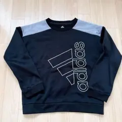 adidas 黒 トレーナー 140