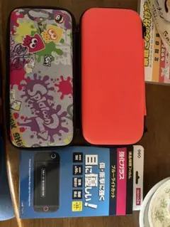 Switch キャリングケース Splatoon2 Switch2ガラスフィルム