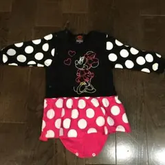 BABYDOLL ミニーちゃん ロンパース ピンク ドット