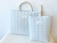 ヌビレッスンバック　ライトブルーハート＊　※少々訳あり