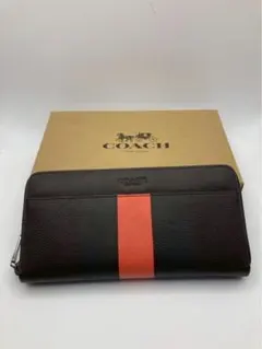 しーちゃん様専用　coach 財布　プレゼント　オレンジ　ブラック