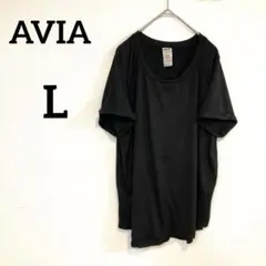 AVIA トレーニングトップ L/G ブラック 黒