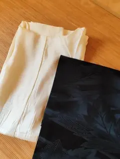 〈正絹〉喪服用長襦袢と名古屋帯のセット