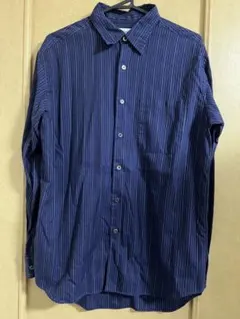 Paul Smith ネイビー ストライプ 長袖シャツ