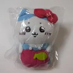 ☆ちいかわ デスクトップから見守るひっかけぬいぐるみ ハチワレハロー