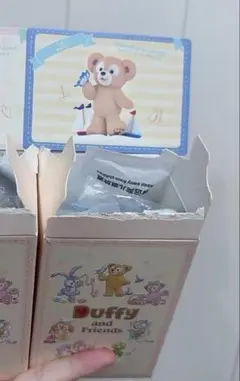 上海ディズニー新発売　pop martコラボ　ダッフィー置物フィギュア