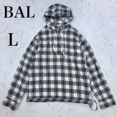 美品 BAL PULLOVER MEXICAN HOODED SHIRT L