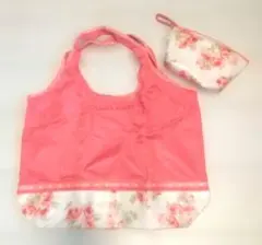 LAURA ASHLEY エコバッグ ポーチ セット 花柄 ピンク