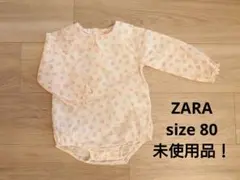 ZARA BABY 花柄 襟付きロンパース 80cm 未使用品！