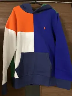 値下げ中Polo Ralph Laurenマルチカラーパーカー L (14-16