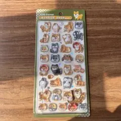 【最安値】BONBONDROP シール　和柄　芝犬　ボンボンドロップシール