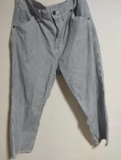 GU ストライプイージーパンツ　メンズ