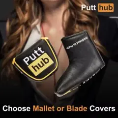 Putt hub マレット用ヘッドカバー