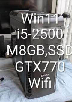 №155、Win11、i5_2500、M8G、SSD、GTX770、Wifiのサムネイル