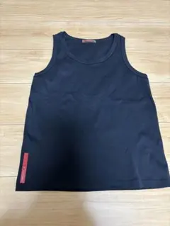 【希少色】PRADA SPORT プラダスポーツ ノースリーブ タンクトップ PRADA SPORT(プラダスポーツ) 00's back design line logo tank top