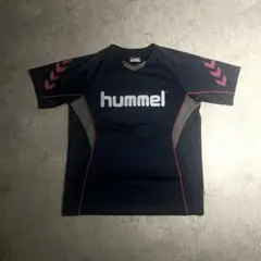 hummel ネイビー Vネック Tシャツ トレーニングウェア サッカー　M