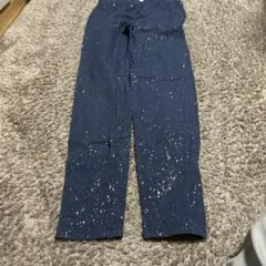 GAP KIDS ネイビーラメロングパンツ L (10)