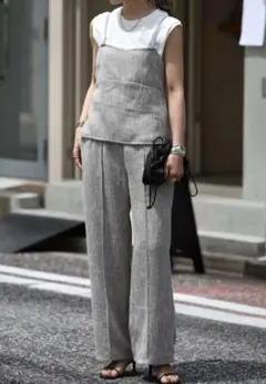 新品♡ボンジュールサガン　ツイードビスチェ×パンツセットアップ　セットアップ