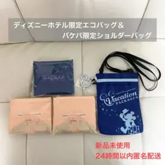 ディズニー ホテル 限定エコバッグ バケパ 限定ショルダーバッグ 신품 미사용