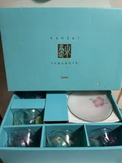 山本寛斎 プチデザートセット　色違い５客セットのサムネイル