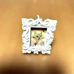 猫イラスト付きミニミニフレーム（額）